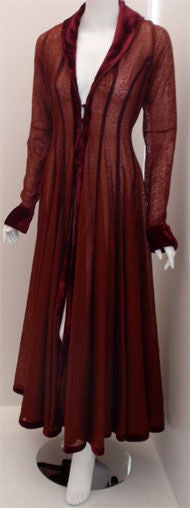 Women's Kaat Tilley Evening Coat, Personal Property of Melanie Griffith
