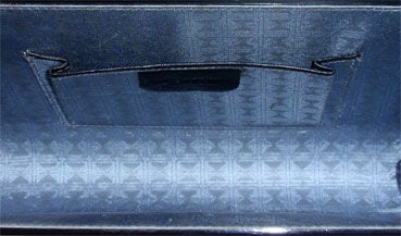 Andro's Black Alligator and Lucite Clutch/Handbag, Circa 1950's 7
