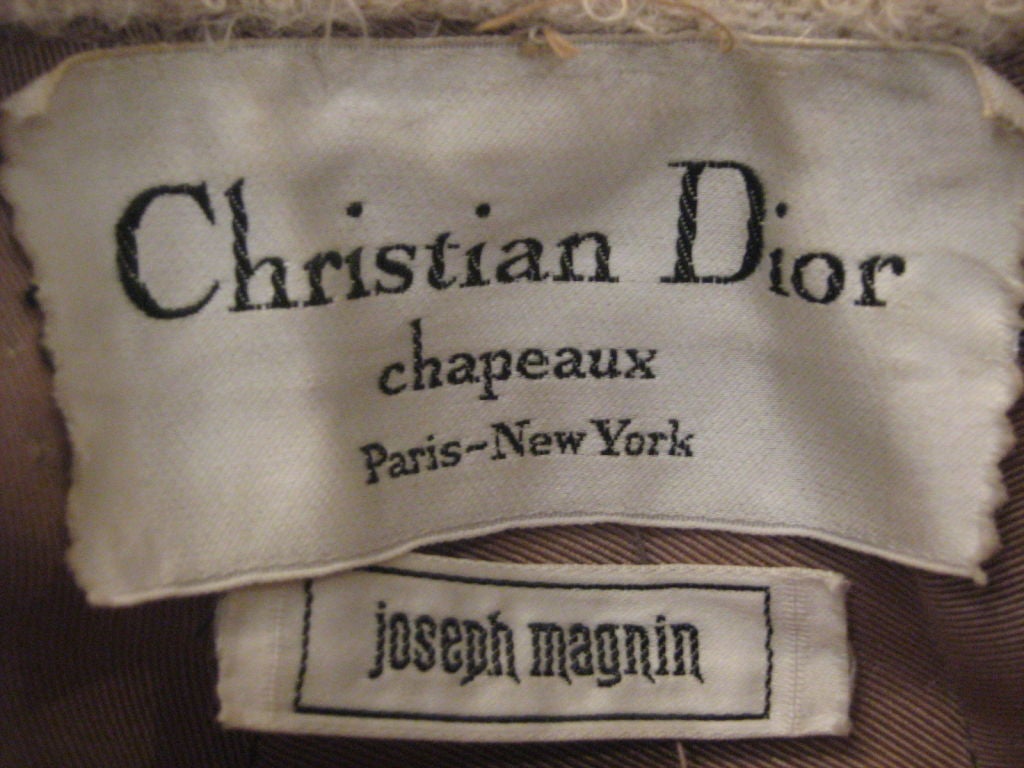 Christian Dior Feather Turban Hat 2