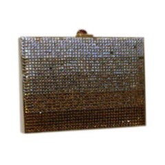 Judith Leiber Gradient Rhinestone Clutch/Handbag, Circa 1990's 5