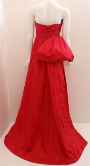 dior red gown