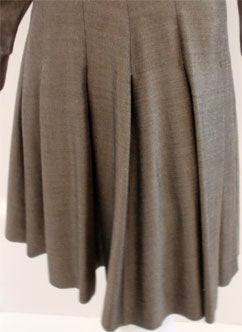 Fendi 365 Dark Green and Gold Day Dress, Circa 1980 6