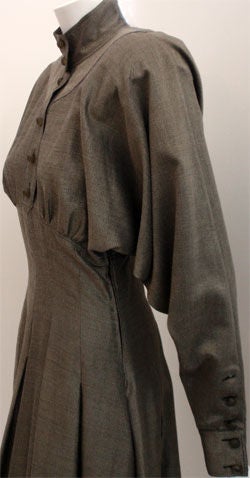 Fendi 365 Dark Green and Gold Day Dress, Circa 1980 4