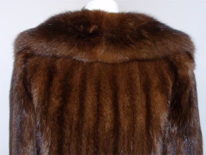 Revillon Sable Fur Coat for Saks Fifth Avenue For Sale 1