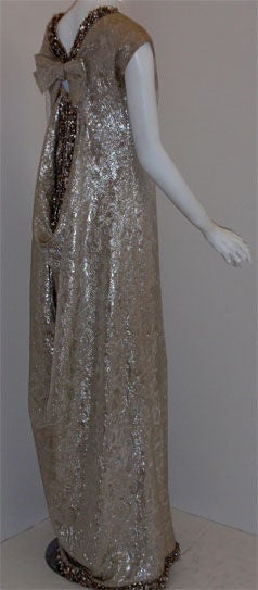 dior silver dress