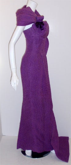 christian dior purple dress