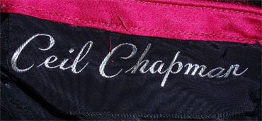 Ceil Chapman Black Lace Cocktail Dress, Circa 1960