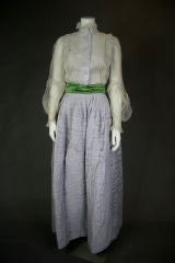 Sybil Connelly Skirt and Blouse Ensemble with Belt.