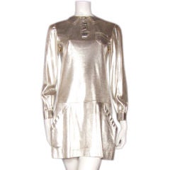 Paraphernalia Silver Shirt Dress