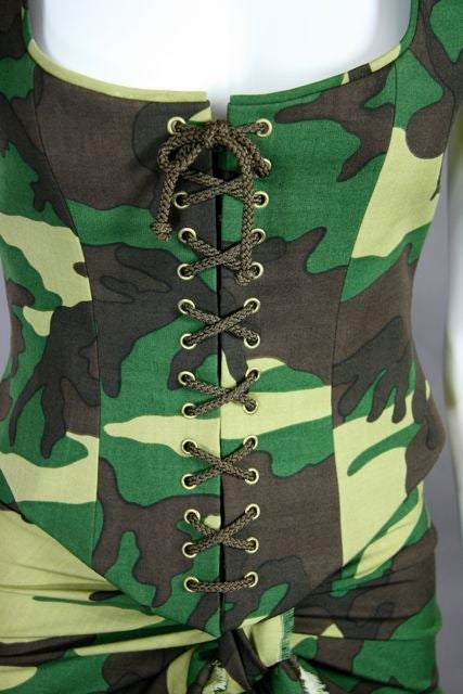 Moschino Three Piece Camouflage Suit 2