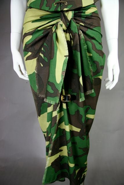Moschino Three Piece Camouflage Suit 3