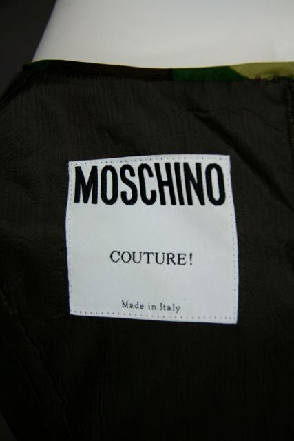 Moschino Three Piece Camouflage Suit at 1stDibs