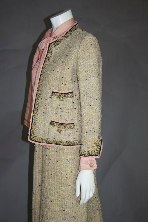 Chanel Couture 3 piece Tweed Suit 2