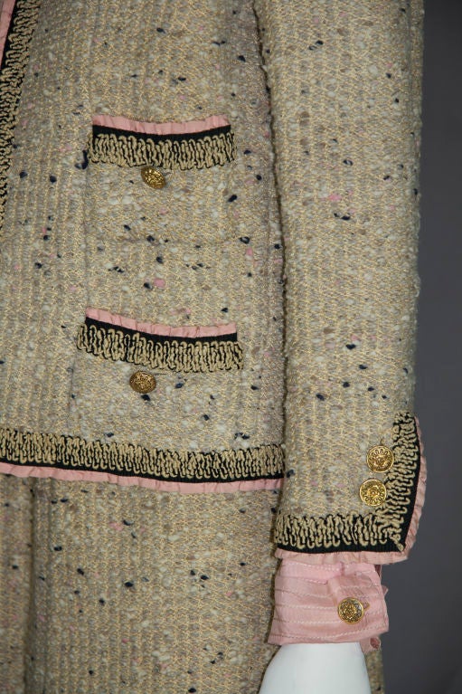 Women's Chanel Couture 3 piece Tweed Suit