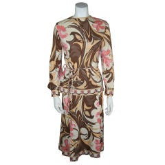 Pucci 1960s Skirt Suit with Belt