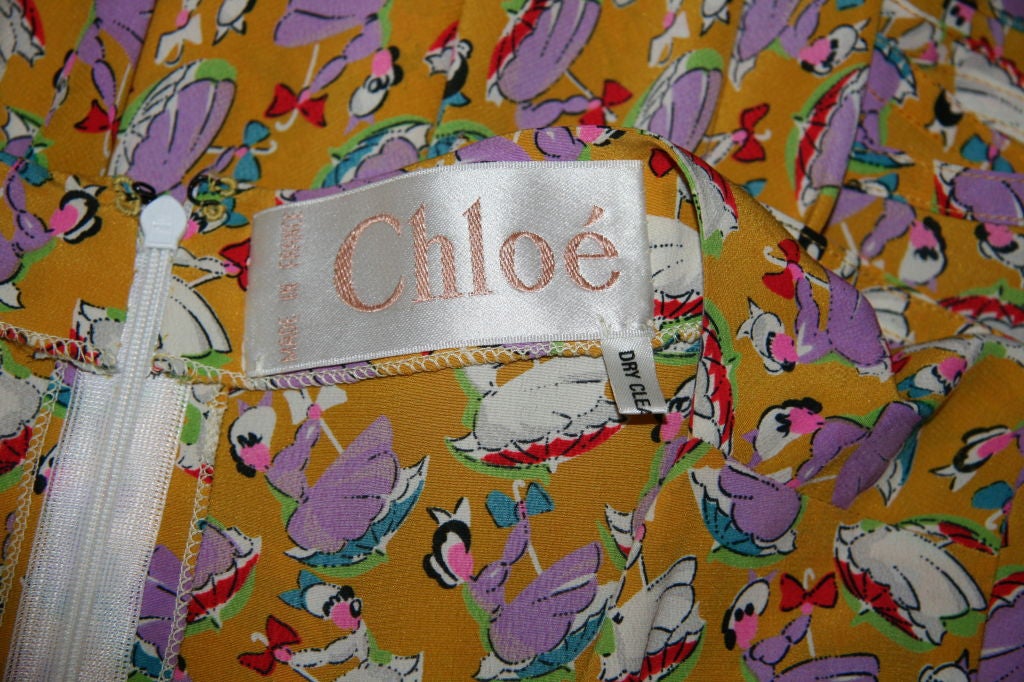 Chloe Silk Sun Dress with Front Scarf Tie 4