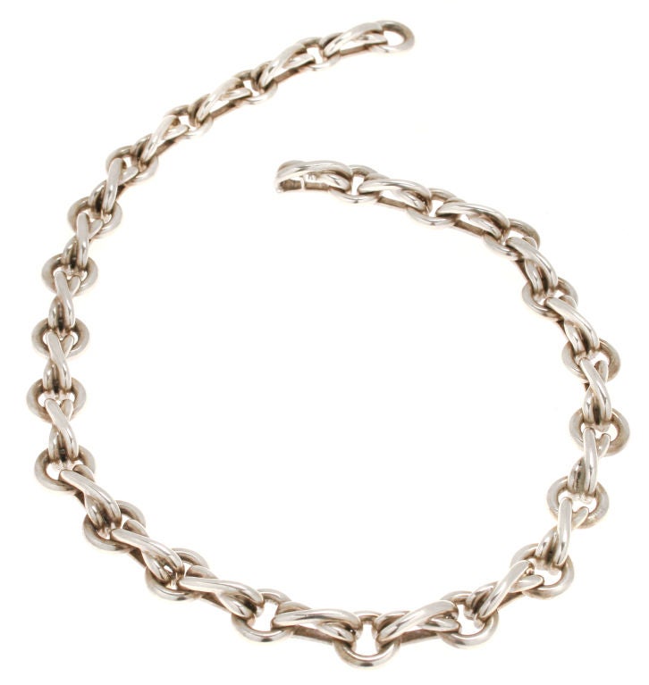 Tiffany & Co. Paloma Picasso Sterling Silver Necklace