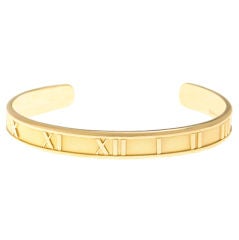 Tiffany & Co. Atlas gold Cuff Bracelet