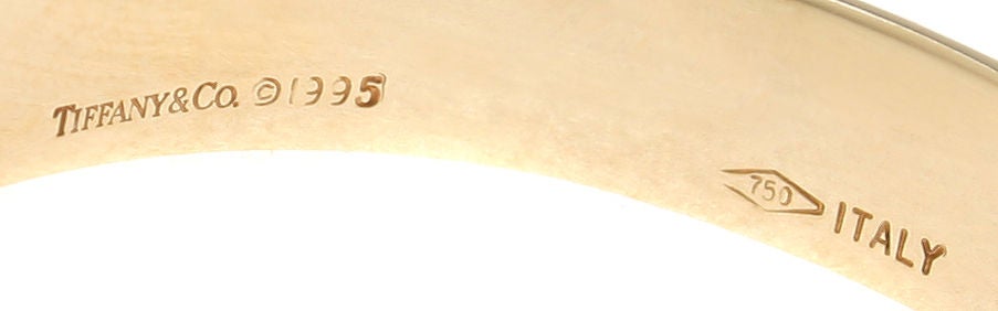 Women's or Men's Tiffany & Co. Atlas gold Cuff Bracelet For Sale