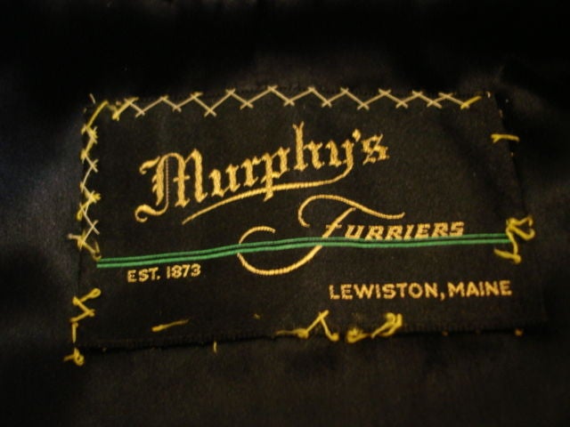 1970s French Denim with Monkey Fur Trim 3