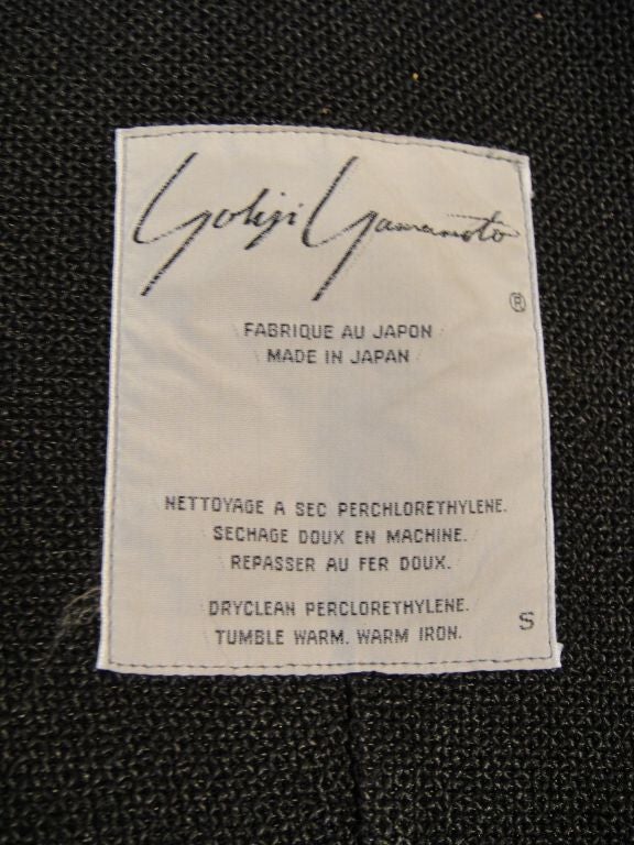 Yohji Yamamoto Tailored Linen Suit 2