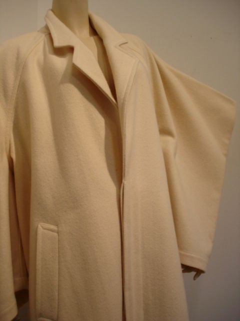 1990s Comme des Garcons Wool Kimono Coat