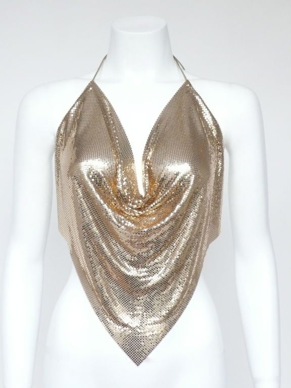 chainmail backless top