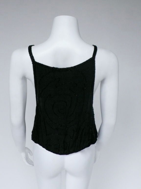 Black Jet Crop Top