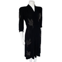 1940's Metal Studded Dress