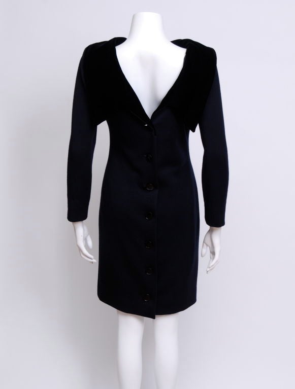 Women's YSL Black Tuxedo Dress For Sale