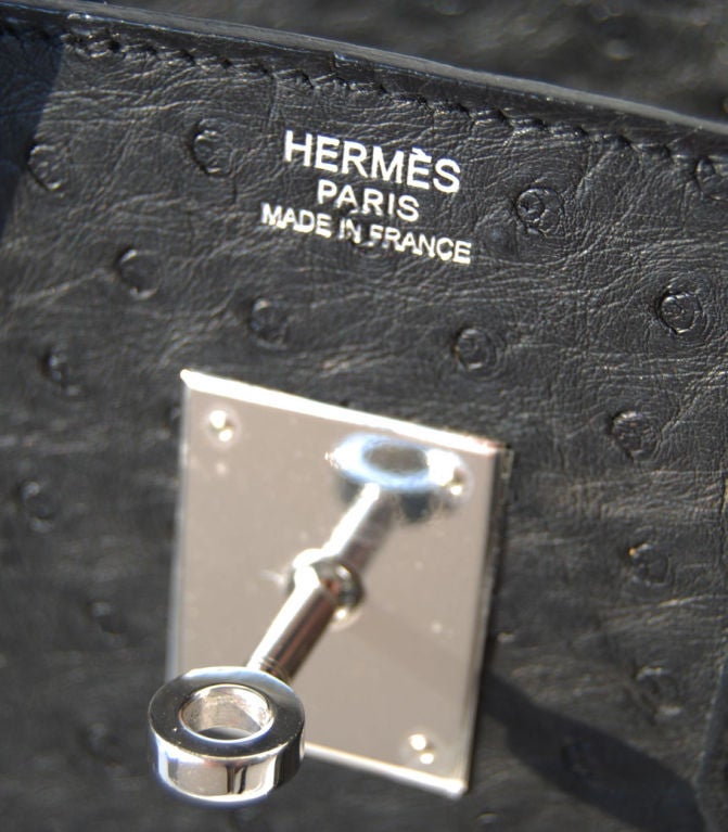 Hermès Parchemin Ostrich Birkin 30 GHW For Sale at 1stDibs