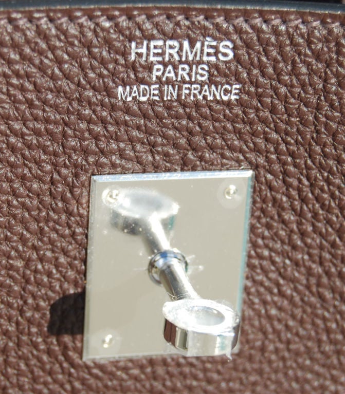 40cm Hermès Ebene Togo Birkin