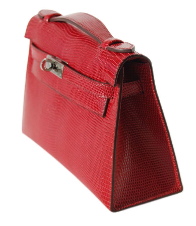 hermes kelly pochette lizard