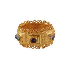 Christian Lacriox Byzantine Style Cuff Bracelet