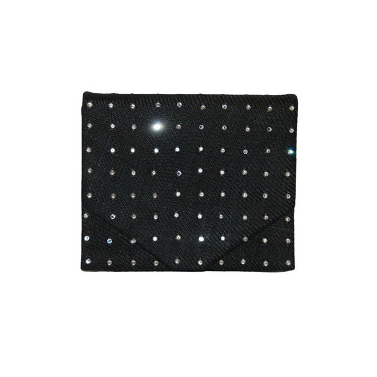 Black 
Rhinestone Evening Envelope