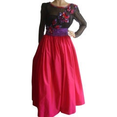 Victor Costa Stunning Vintage Beaded Gown Sz 6