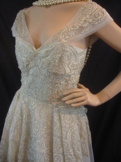 vintage lace gown