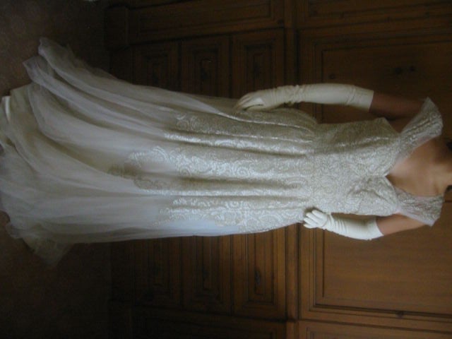 balmain couture dress