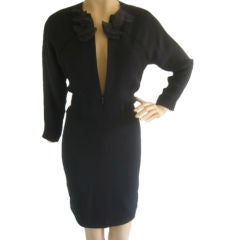 GEOFFREY BEENE Sexy Vintage Sheer Paneled Dress Sz 6