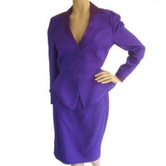 Thierry Mugler Purple suit sz 10 (42)