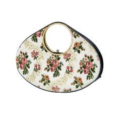 Holzman Oversized Elliptical Tapestry Handbag 10