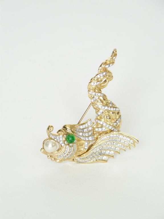 Kenneth Lane Sea Serpent Brooch