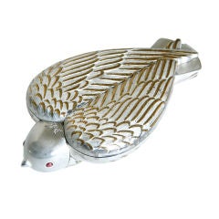 Vintage Salvador Dali "Bird in Hand" compact
