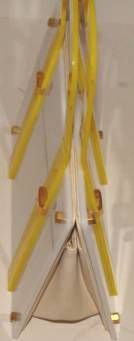 Koret Lucite Purse in White and Yellow 3