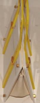Koret Lucite Purse in White and Yellow 3
