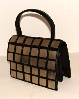 Mod Bag with Metal Plates on Leather 5