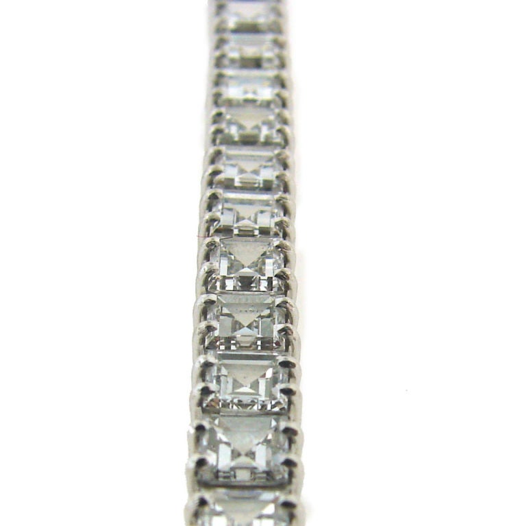 Boucheron Diamond Platinum Tennis Bracelet 2