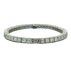 Boucheron Diamond Platinum Tennis Bracelet
