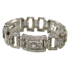 Art deco diamond bracelet