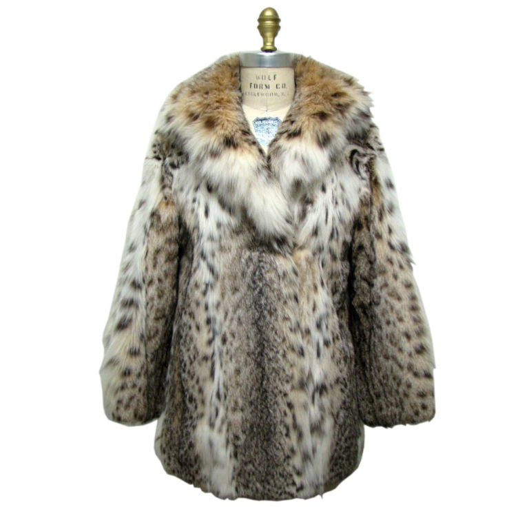 1960s NAN DUSKIN Lynx Fur Short Coat